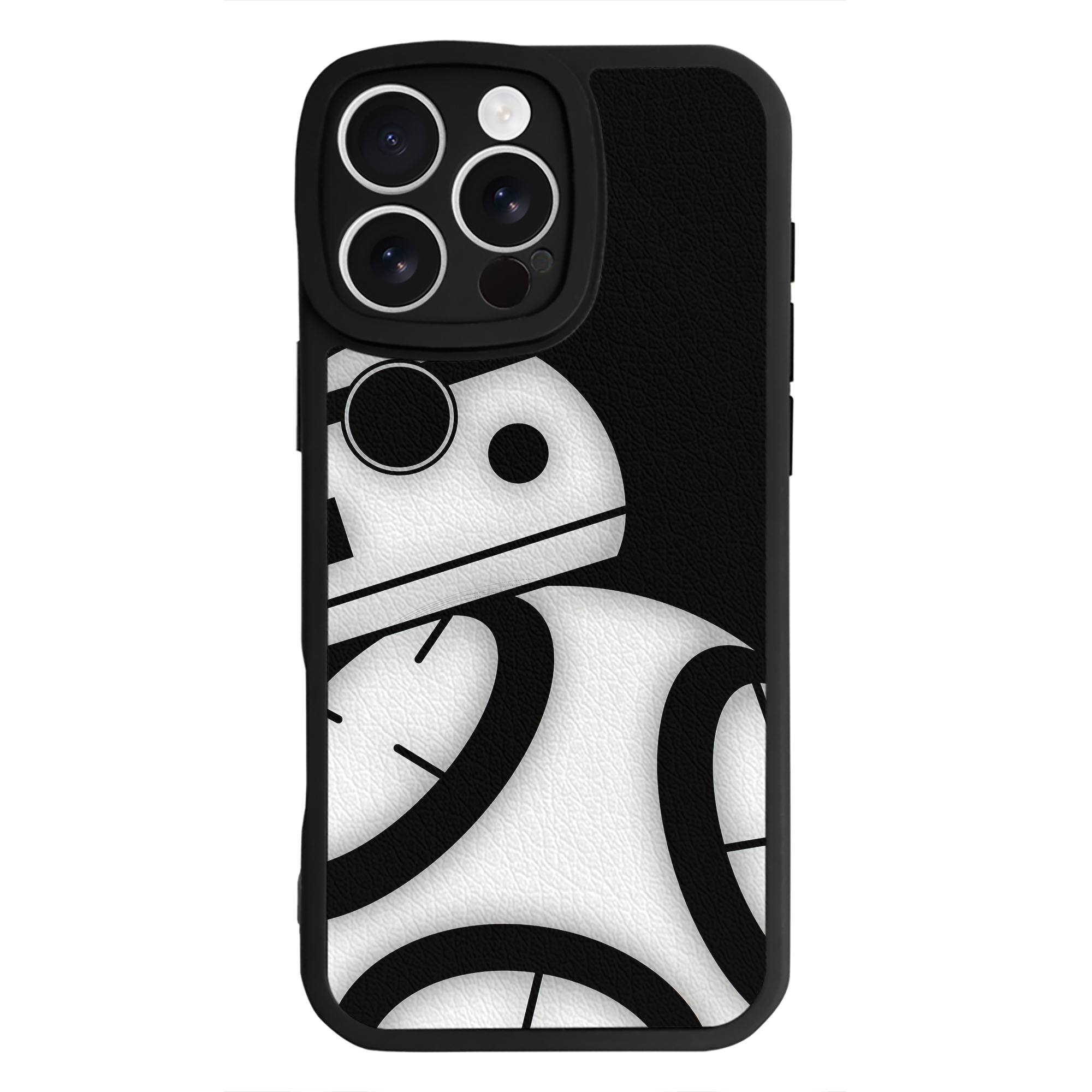 （画像用） スター・ウォーズ Star Wars 【iPhone 16シリーズ対応】シリコンスマホケース（レザー調） 材質：シリコン